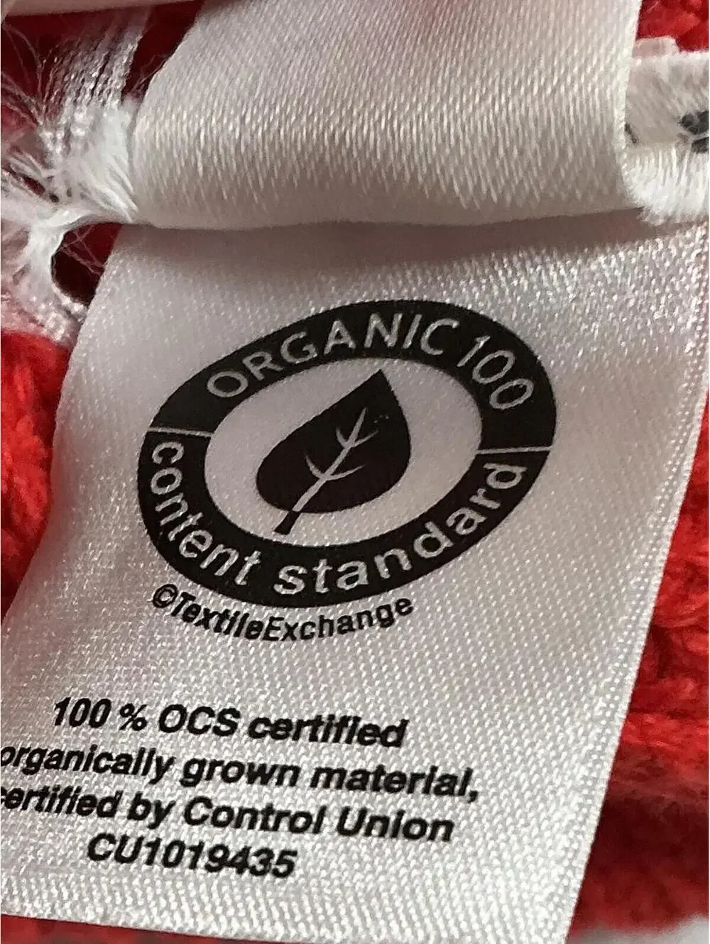 Everlane Red Ribbed Crewneck Sweater Organic Cotton XXS - Picture 8 of 8